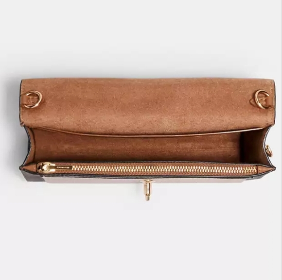 Coach Lane Crossbody in Signature Canvas with Rivets - Picture 9 of 10